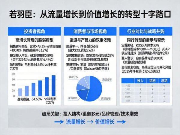 若羽臣销售费用率53.2%：研发仅0.89%如何破增长瓶颈